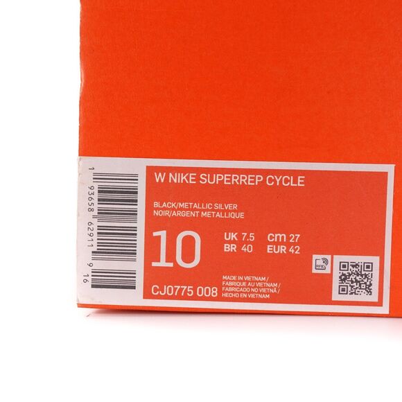 Nike Superrep Cycle Black Hyper Crimson Cycling Women's CJ0775-008 Size 10 - Picture 12 of 12